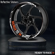 Reflective Motorcycle Accessories Wheel Sticker Inside of Hub Decals Rim Stripe Tape For KTM Duke 89