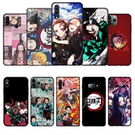 Samsung A6 A8 Plus A9 2018 Soft Phone Case Casing SXDY12 Demon Slayer Anime Silicone TPU Cover
