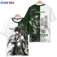 New 2026 New Games Wuthering Waves Galbrenr Cosplay T-shirts 3D Iuno Print Kids Anime Cartoon Tees S