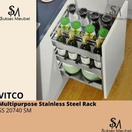 FF SS 20740 SM VITCO / MULTIPURPOSE STAINLESS STEEL RACK MERK VITCO