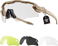 1TG Tactical Sunglasses - Anti Fog Shooting Safety Glasses Goggle, Impact-Resistant Protective Eyewe