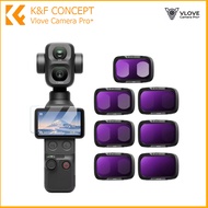 K&F Concept Lens Filter Kit for DJI OSMO Pocket 4P,  ND8+ND16+ND32+ND64+ND128+ND256+ND1000...