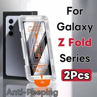 2PCS Matte Privacy Tempered Glass for Galaxy Z Fold 7 6 5 4 W25 W26 S25 Edge S26 Ultra Plus Anti Spy