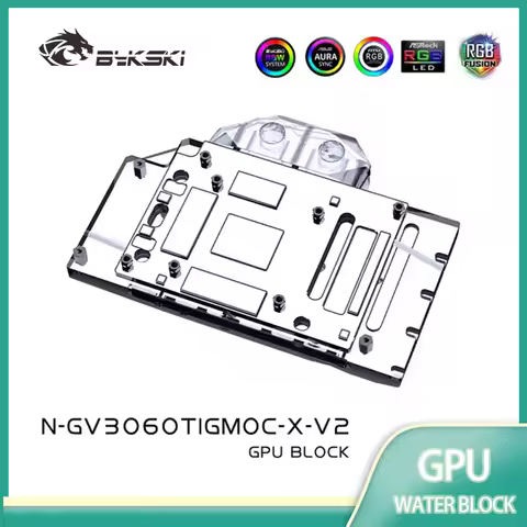 Bykski N-GV3060TIGMOC-X-V2 GPU Water Block Use for Gigabyte RTX 3060 Ti / 3060 / 3050 GAMING OC / EA