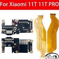 For xiaomi 11t 11t pro Motherboard Main Board Connector + USB Charging Dock Jack Plug Socket Port Bo