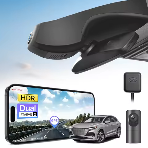 4K STARVIS 2 IMX678 IMX675 Sensor Dash Cam For Audi Q4 e-tron 2022-2025 Car Camera Recorder WiFi & A