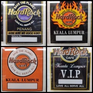 Sticker cermin kereta hard rock cafe car accessories aksesori kereta