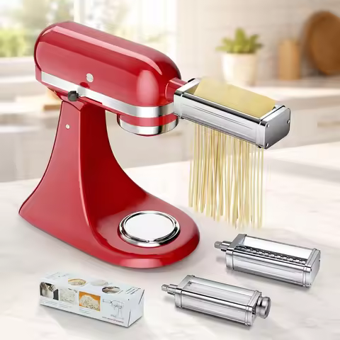 Pasta Maker Attachments Set for all KitchenAid Stand Mixer
