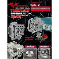 Y15/LC135 HI POWER RACING SUPERHEAD CNC GEN 2 19/22 24/27 20/23 22/25 23/26 25/28 WITH INTAKE