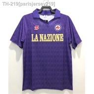 Football kit 92-93 Fiorentina Home Away Retro Soccer Jersey Football Vintage Shirt 89-90