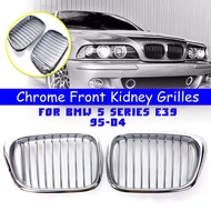 All Chrome For BMW 5-Series E39 Sedan 1997-2003 Car Front Kidney Grille Chrome Plating Grill Front H