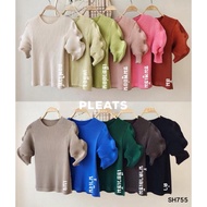 Pleated SHIRT Code SH755 Length 20 Inches-PLEATS BY MAMA
