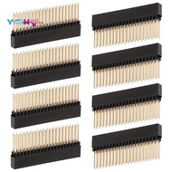 8PCS,2X20(40 Pin) Extra Tall Female 0.1 Inch Pitch Stacking Header for  A+/B+/Pi 2/Pi 3 Extra Tall H