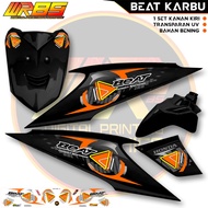 TRANSPARENT STRIPING CARBONBEAT | 2009-2012 CARBONBEAT |MATERIAL PREMIUM QUALITYBENING |ABSTRACT MOT