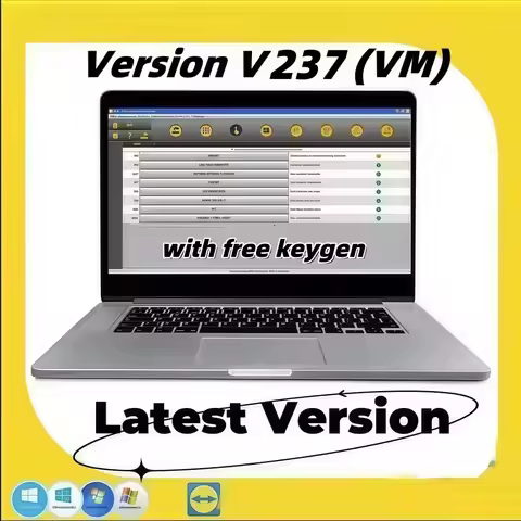 2025 Newest Can Clip V237 SW V215 V212 V209 V220 Diagnostic Tool Reprog V191 Dialogys V4.72 Automot