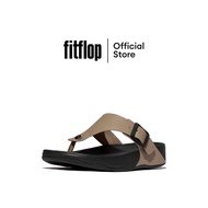 FITFLOP TRAKK BUCKLE EMBOSSED-LEATHER รองเท้าแตะแบบหูหนีบผู้ชาย รุ่น E7I