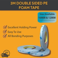 Blue Double Sided PE Foam Tape ( 10mm X 10Y / 12mm X 10Y ) PE双面胶 3M Original High Performance