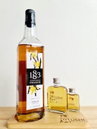 แบ่งขาย ไซรัปกลิ่นวนิลลา Vanilla แบรนด์ 1883 Syrups made in France