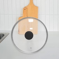 [Leipupa] 34cm Glass Lid for Clear Cooking Pot Lid for Frying Pan French Fries Cooker