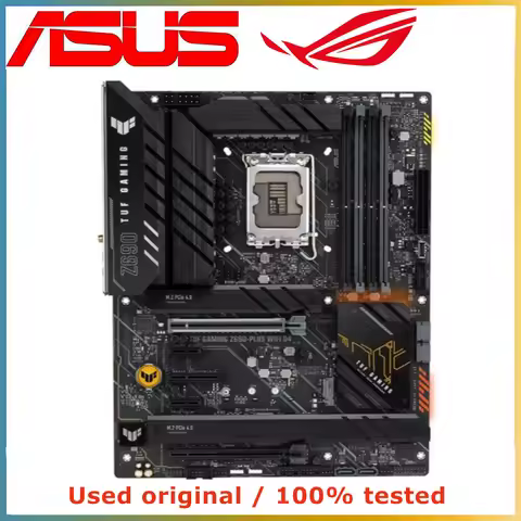 For ASUS TUF GAMING Z690-PLUS WIFI D4 Z690128GB PCI-E 5.0 4 × M. 2 ATX Motherboard