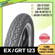 Emax GRT Motorcycle Tubeless/Tubetype Tyre EX123 GRT123 EMAX Motor Tube Type Tayar  225-17 250x17 250 18 60 90 17 TL