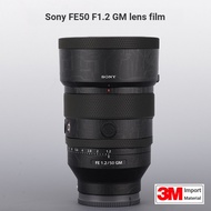 Meibentang Suitable for Sony 50F1.2GM Protective Film Lens Sticker 50 1.2GM Camouflage Carbon Fiber 