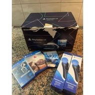 極新二手盒裝SONY PS4 VR/ PSVR二代 CUH-ZVR2 (日本帶回/台灣機可/含新型鏡頭+ps5轉換器)