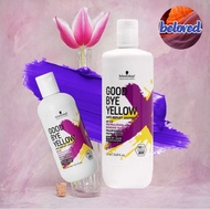 Schwarzkopf Goodbye Yellow Shampoo 300/1000 ml แชมพูแอนตี้เยลโล่ แชมพูม่วง Good Bye Yellow