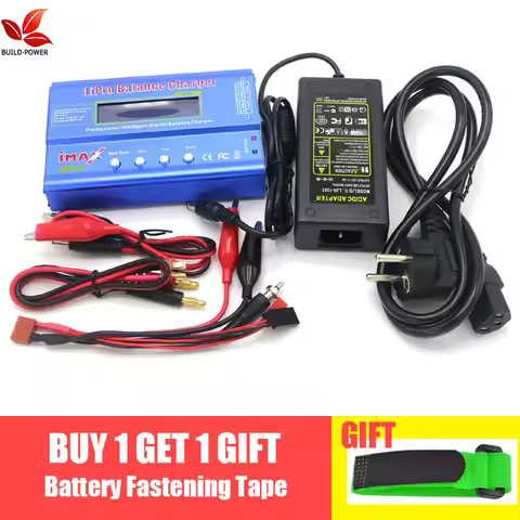 IMAX B6 80W Battery Charger Lipo NiMh Li-ion Ni-Cd Digital RC IMAX B6 Lipro Balance Charger Discharg