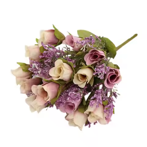 Simulation Flower Artificial Roses Lush Bouquet Home Garden Flowers for Party Wedding Decorations
