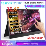 18 Inch 2.5K Touch Screen Monitor 4K 3840*2400 IPS HDR Gaming Display Computer Laptop Mac Xbox