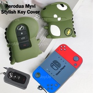 Perodua Myvi (2022-2025) Stylish Car Key Cover Myvi Key Case Cover