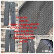 celana bahan celana formal kantor second