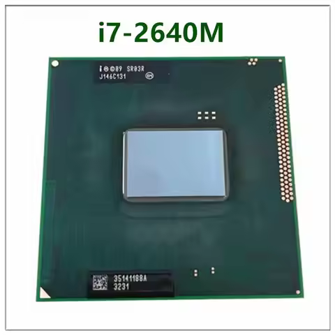 i7-2640M i7 2640M SR03R CPU 2.8 Dual Core Quad Thread GHz Socket G2 / rPGA988B