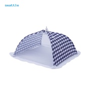 SEA_Foldable Square Mesh Umbrella Dust-proof Table Food Cover Anti-fly Kitchen Tool