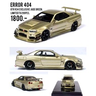 ERROR 404 NISSAN SKYLINE GTR R-34  MILLENNIUM JADE ( 1 OF 299 )