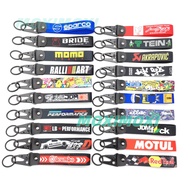 Car Tuning Culture JDM Keychain Universal Racing Style Pendant SPOON/DOMO/HKS/Bride