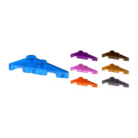 MOC small particles 2x4 27° angle wedge plate (right) building blocks science and education 90174 Co