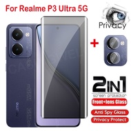 Spyproof Screen Protector For Realme P3 Ultra Realme P3 Ultra P3Ultra 5G 2025 Full Curved Privacy Te