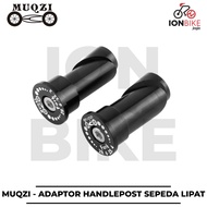 Muqzi Adapter for Insert 22.2 25.4 to Handlepost Oversize Adapter Stem Fork Folding Bike Folding Bik