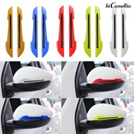 ||HL||1 Pair Anti Collision Trim Sticker Side Rearview Mirror Mount Reflective Car Styling Auto Collision Avoidance Protective Strip Car Accessories