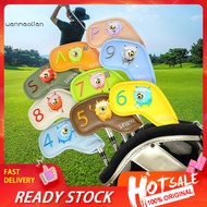 <wanmaolian> Golf Club Shaft Protector Iron Cover with Number 9pcs Golf Club Head Covers Set Premium