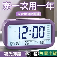Taiwan Shipment🚚Smart Alarm Clock Loud Alarm Clock Powerful Wake Up LED Alarm Clock Electronic Clock