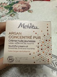 全新有盒 melvita argan concentre pur youthful cream oil 50ml