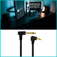 YIN 3 5mm Male to 6 35mm Male  Cable 6 35mm 1 4 Mono 3 5mm 1 8 TS Mono Jack Plug Aux Adapter 6FT