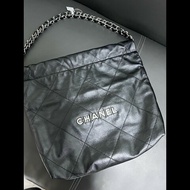 Chanel 22bag small 黑銀