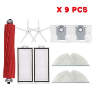 สำหรับ roborock Q7 MAX Q7 Max +Q7 PLUS เปลี่ยน T8กรองด้านข้างหลักแปรงผ้าฝุ่นอุปกรณ์เสริมเครื่องดูดฝ