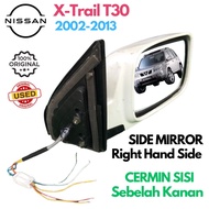 NISSAN X-TRAIL T30 Original Used Side Mirror Driver Right Hand Side Cermin Sisi Kanan X-Trail T30