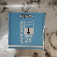BICYCLE TUBE VEROLI & UNO FAT BIKE TUBE 20x4.0/ 24x4.0/ 26x4.0