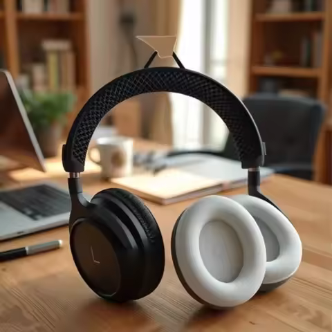 Suitable for JBL Tour ONE/Tour ONE M2 Headphones Replacement Protein Memory Foam Earpads with Leathe